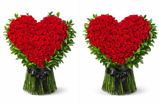 Standing Heart Bouquet